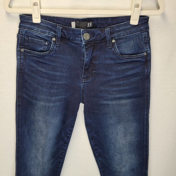 Kut From The Kloth Women's Size 4 Jeans Donna Ankle Skinny Raw Step Hem - Picture 3 of 8